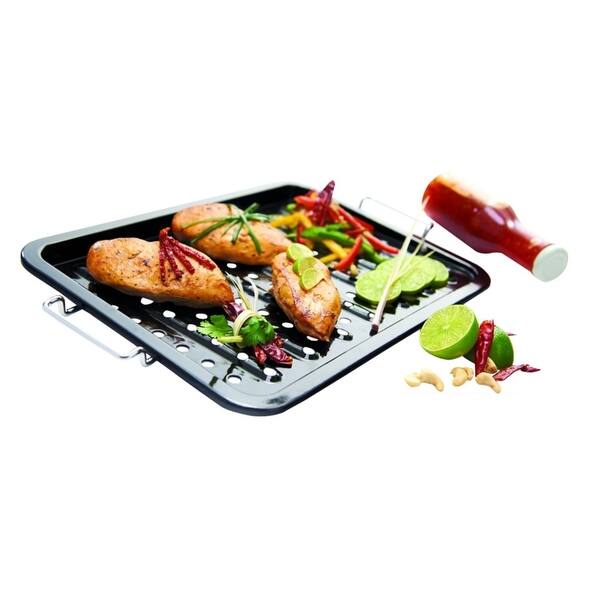 GrillPro 97122 Porcelain Coated Grill Topper, 11" x 16" Bed Bath